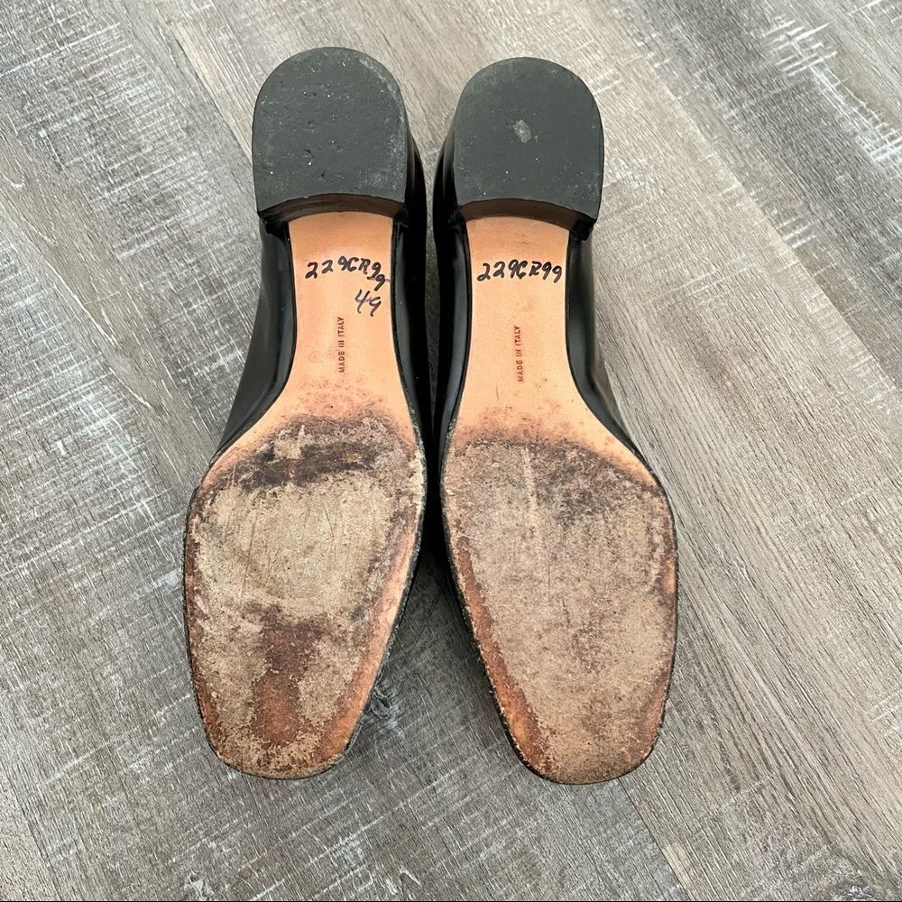 SALVATORE FERRAGAMO tuxedo bow flats. - Picture 7 of 7
